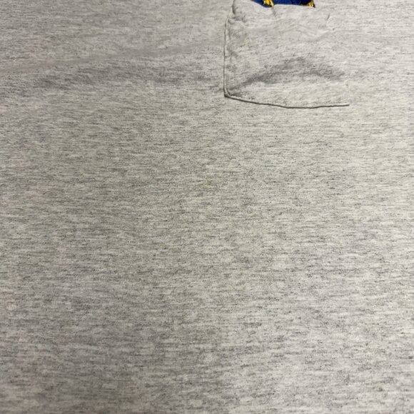 Vintage Disney Aladin Genie T Shirt Mens XL 24.5x28.5 Embroidered Pocket Tee 90s - Picture 6 of 16